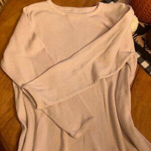 Baby Pink Thermal Tunic by Woman Within